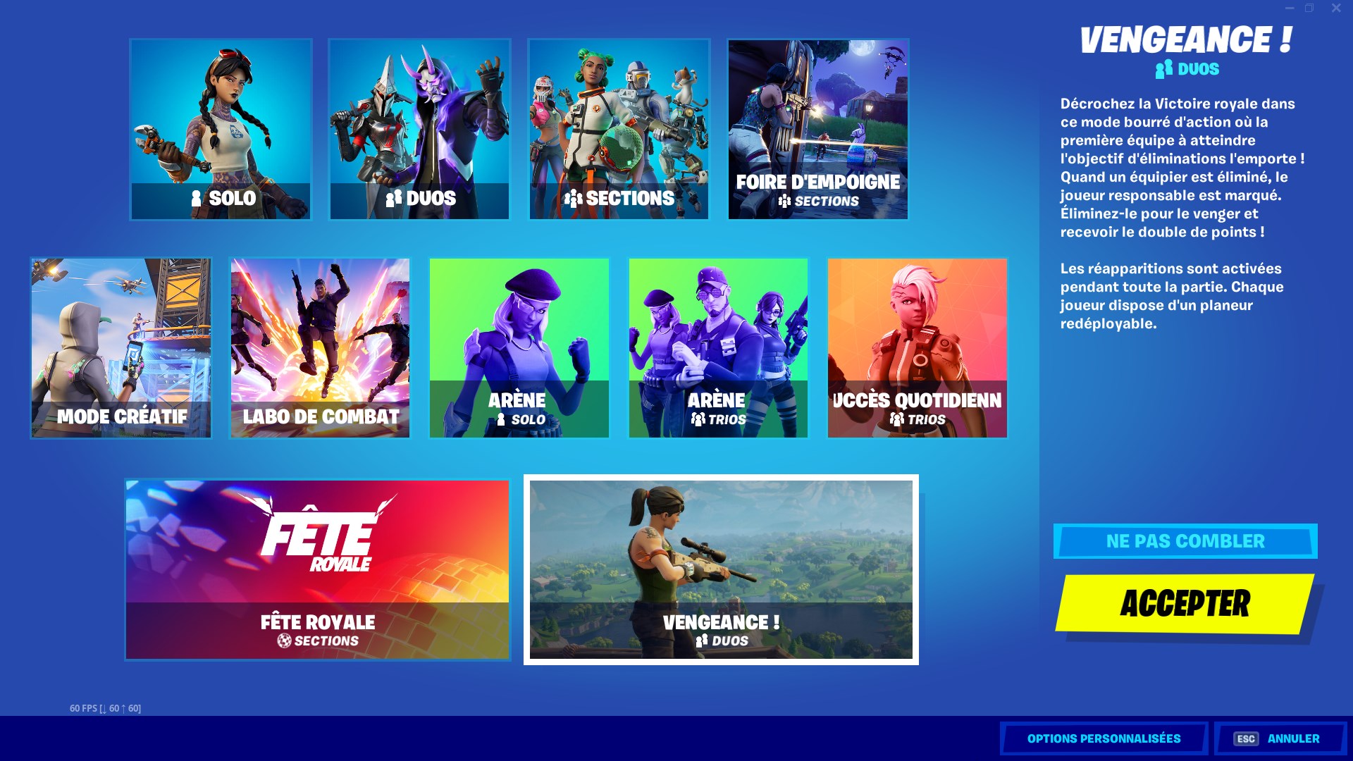 Présentation de Vengeance, nouveau mode Fortnite