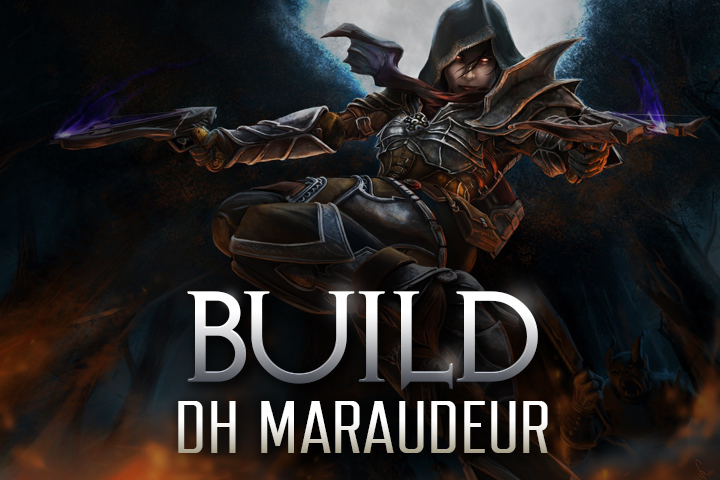 Build Chasseur de Démon Maraudeur Sentinelle en saison 28 sur Diablo 3, sorts, stuff et cube de Kanaï