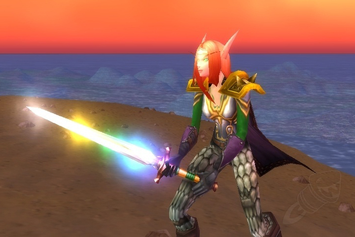 WoW : L'épée chromatique est de retour pour le prépatch de BfA