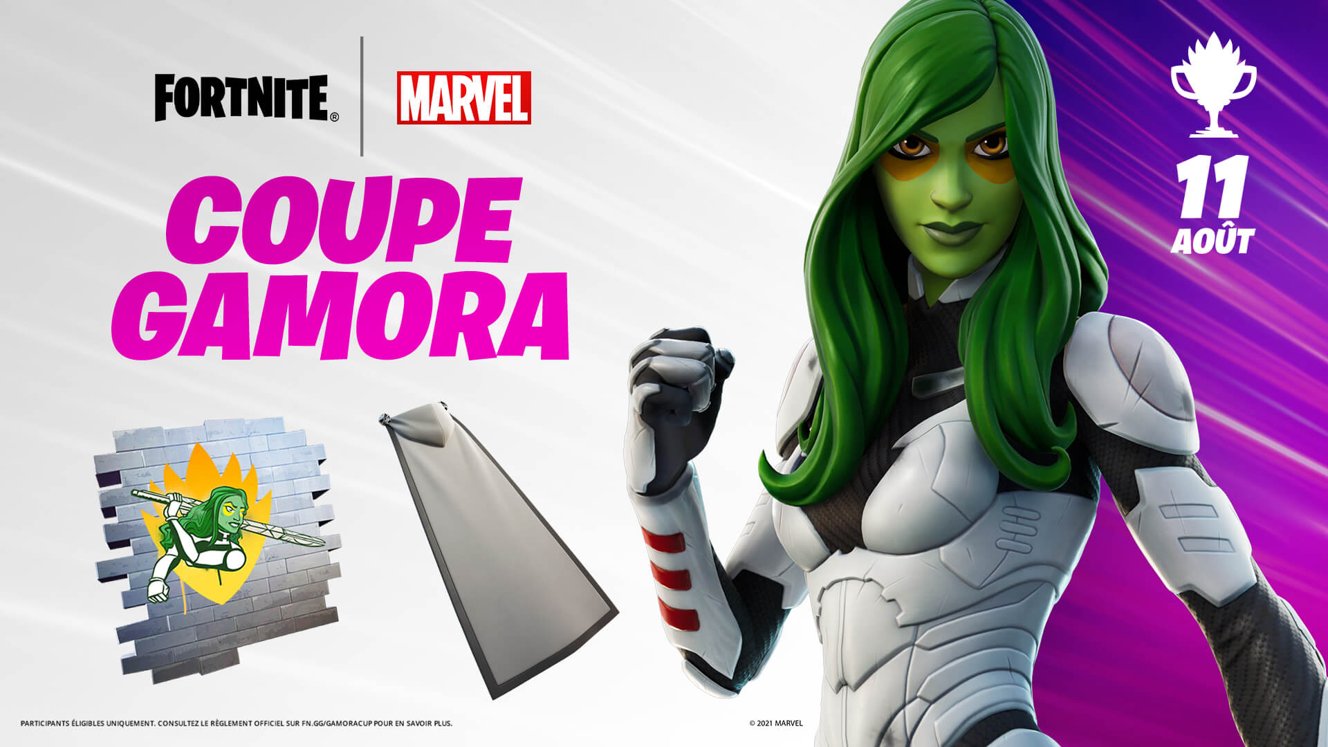 Coupe Gamora Fortnite, comment participer et gagner le skin gratuitement ?
