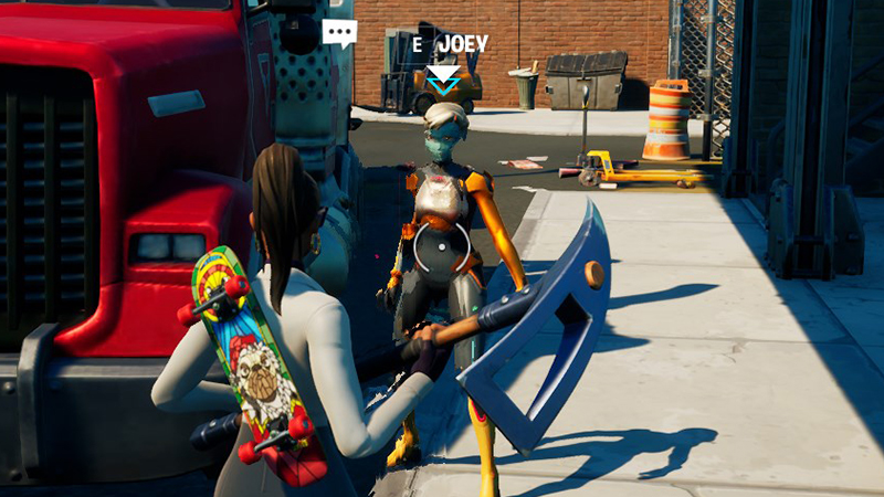 Défi : Parler à Joey dans Fortnite