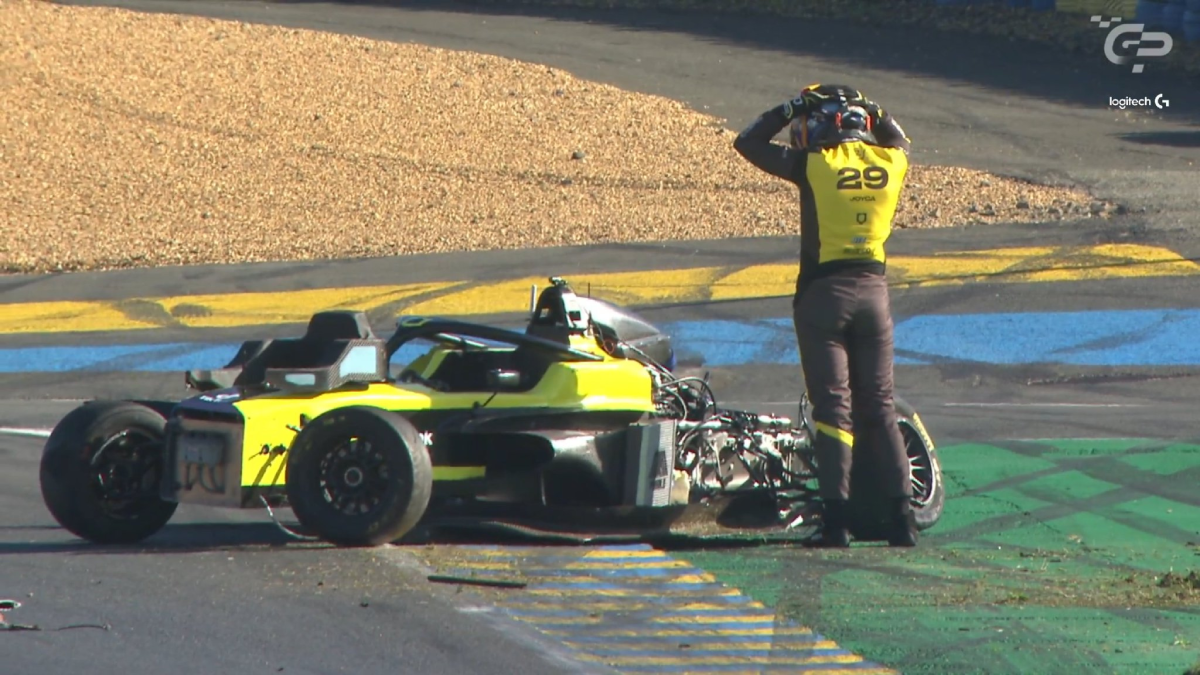 Retour de Joyca sur son crash en vidéo