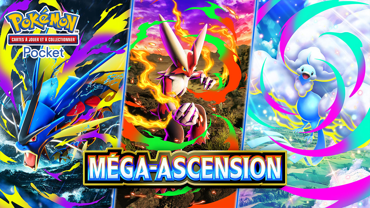 Pokémon TCG Pocket : l’extension Méga-Ascension arrive avec les Méga-Évolutions !