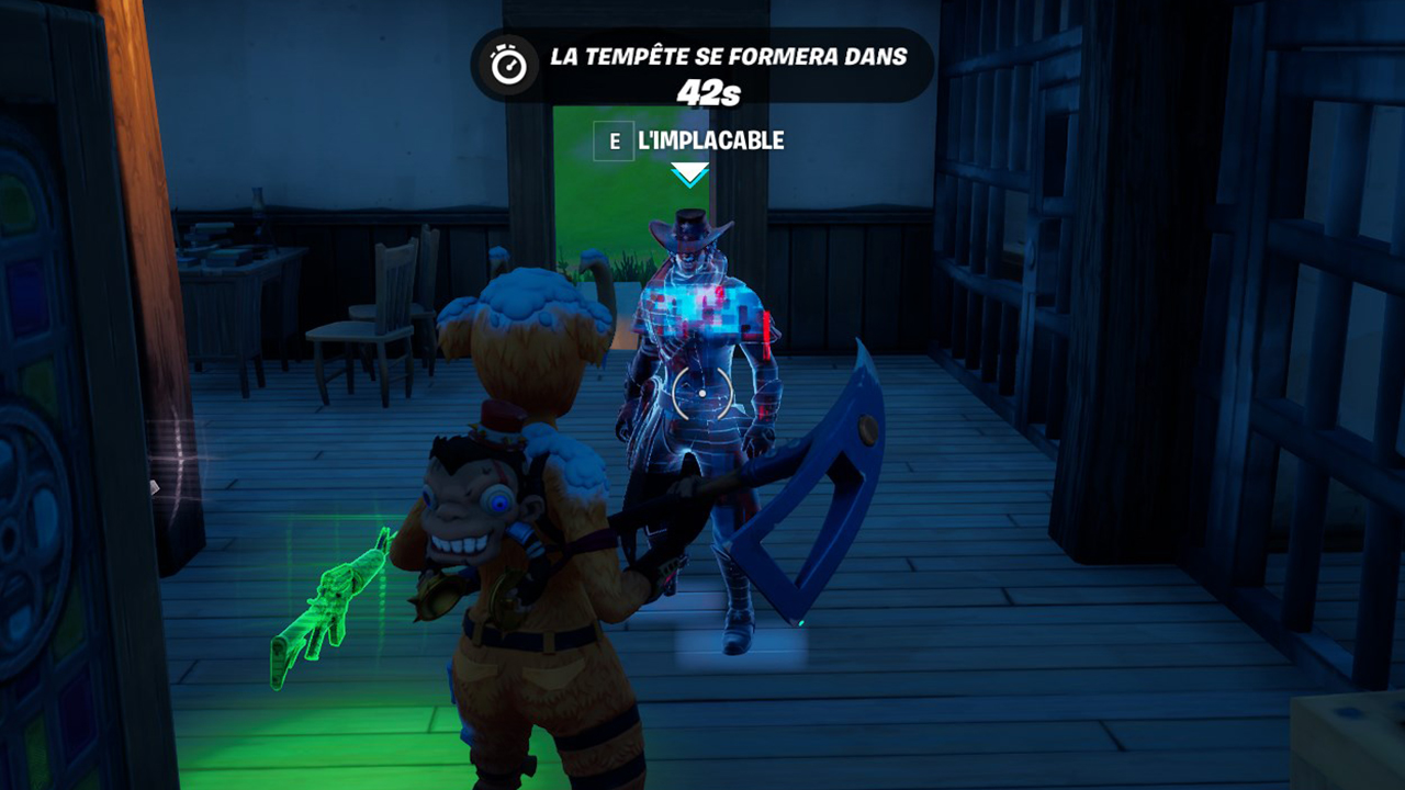 Où est le PNJ Implacable dans Fortnite ?