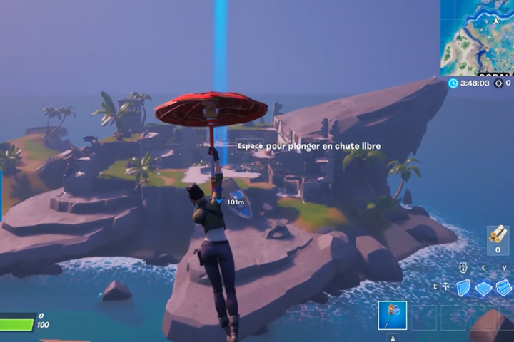 Où trouver Sharky Shell dans Fortnite ?