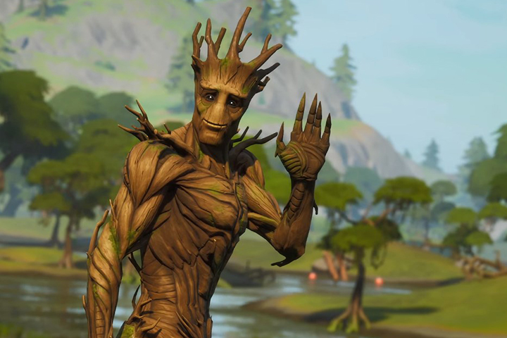 Skin Groot, défis de l'éveil Fortnite saison 4