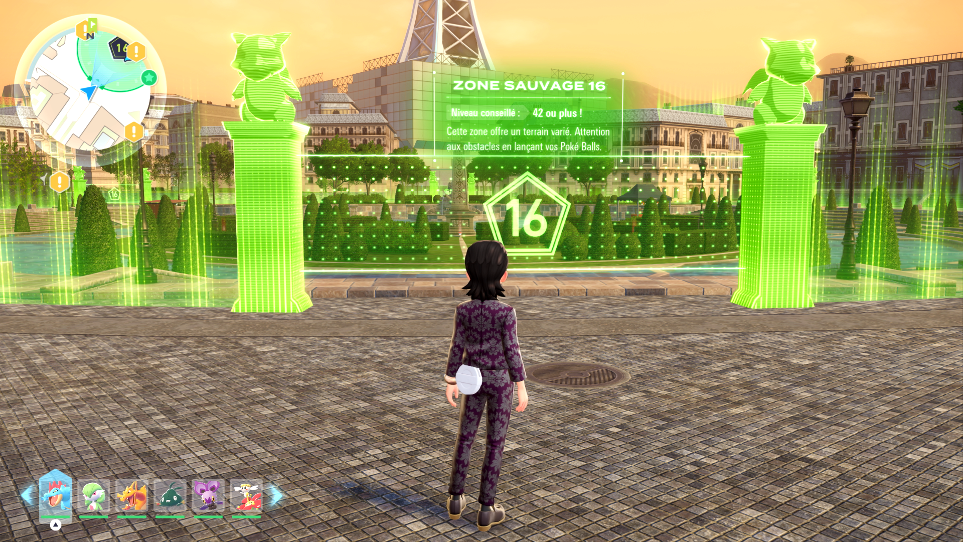 La liste complète des Pokémon de la Zone Sauvage 16 dans Pokémon Légendes Z-A