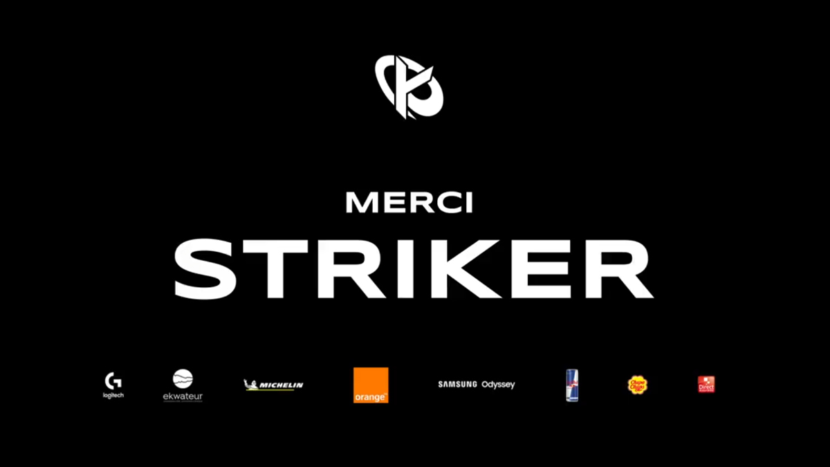 Striker ne coachera pas KCORP l'année prochaine