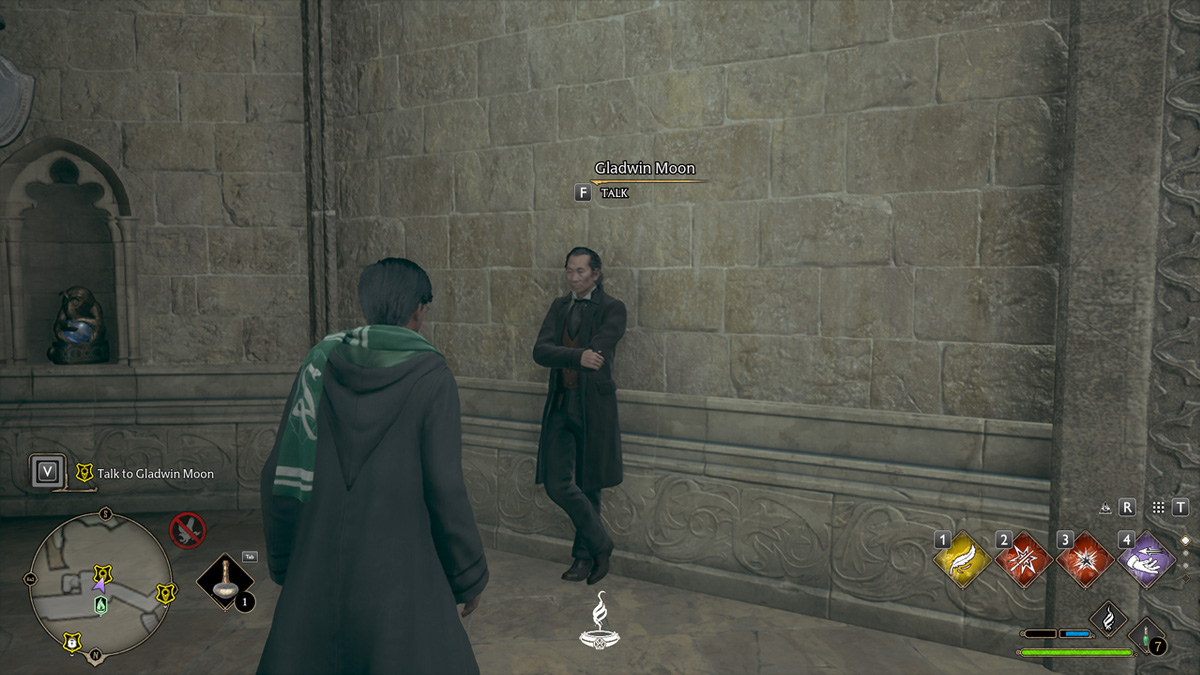 Gladwin Moon Hogwarts Legacy, où trouver le concierge pour les lunes ?