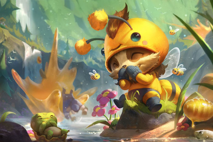 LoL : Skin Beemo, un Teemo aux couleurs de l'abeille - Patch 8.9