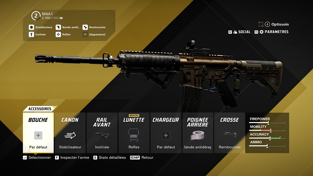 Classe M4A1 XDefiant : les meilleurs accessoires et loadout