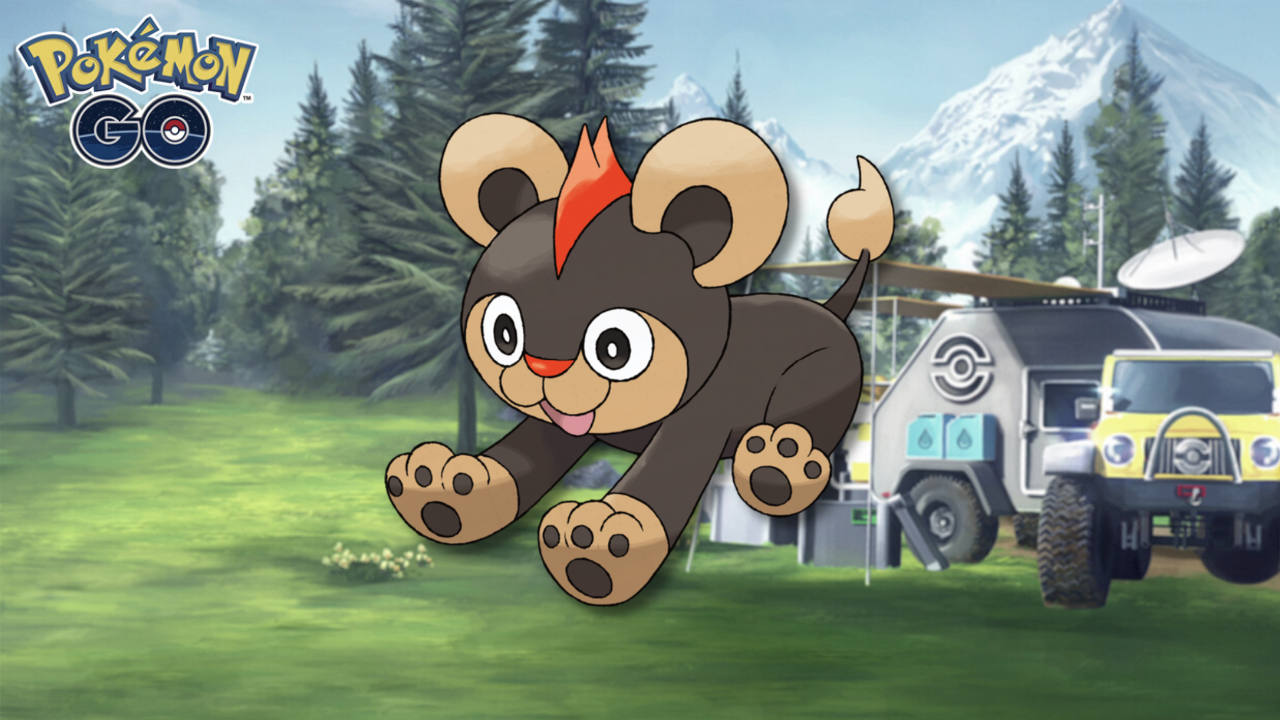 Hélionceau (shiny) dans les Heures de Pokémon Vedette de février 2022 sur Pokémon GO