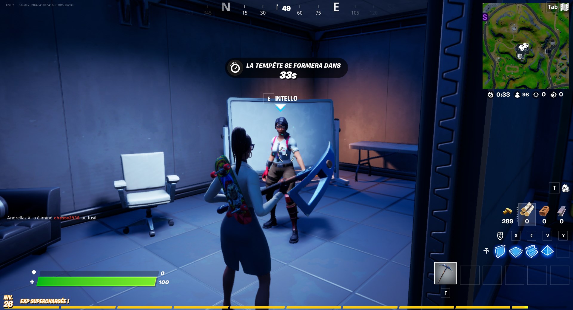 Où est Intello dans Fortnite, emplacement du PNJ ?