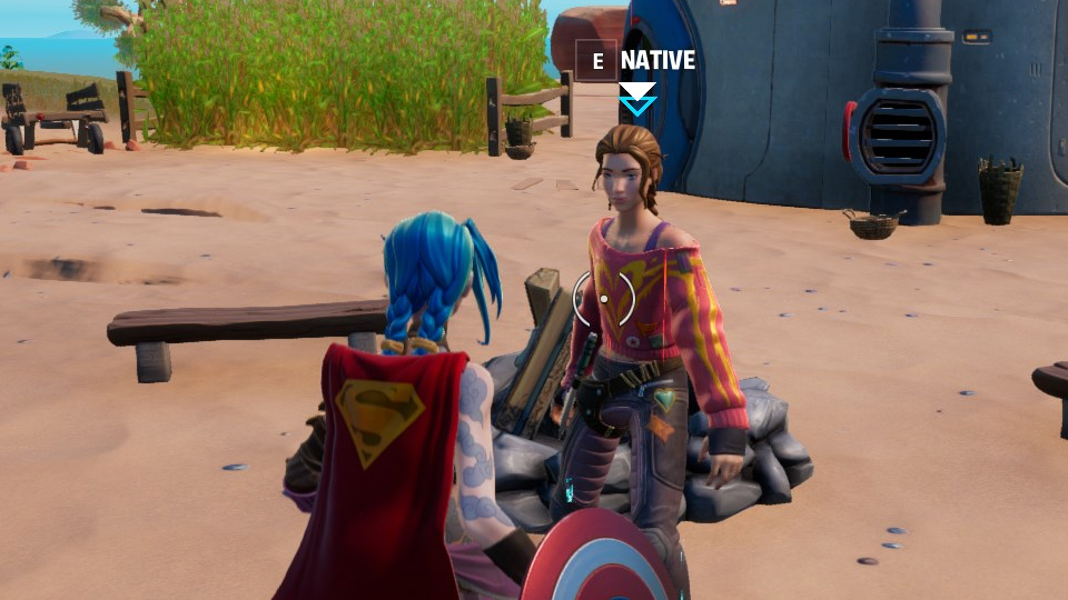 Défi : Parler à Native, Shanta et Galactico