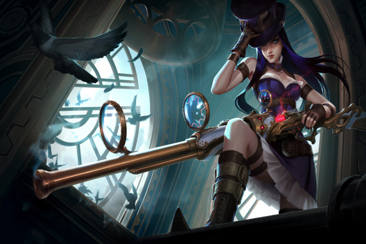 Caitlyn Bot Guide S12 : Build, runes et sorts sur LoL