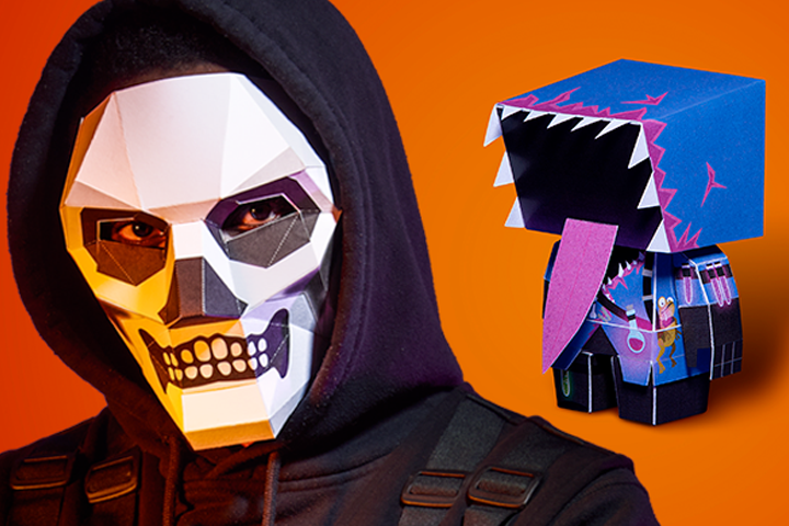 fn.gg/cosplay, comment fabriquer son masque Fortnite pour Halloween ?