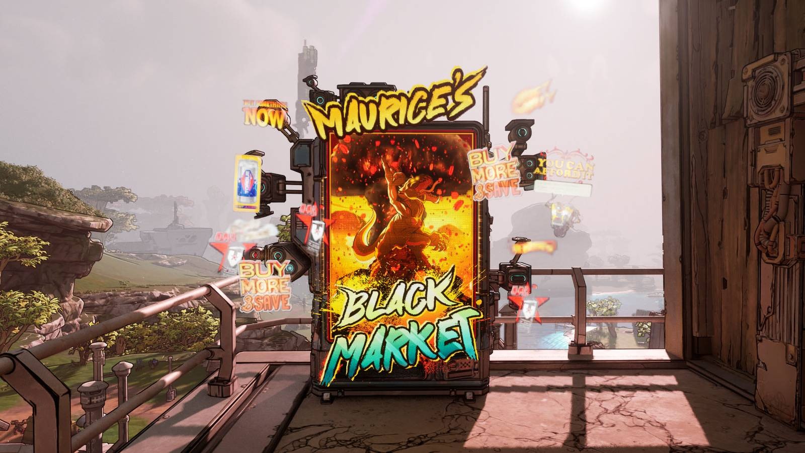 Distributeur Ultime Borderlands 4 : où trouver le Marché Noir de Maurice ?