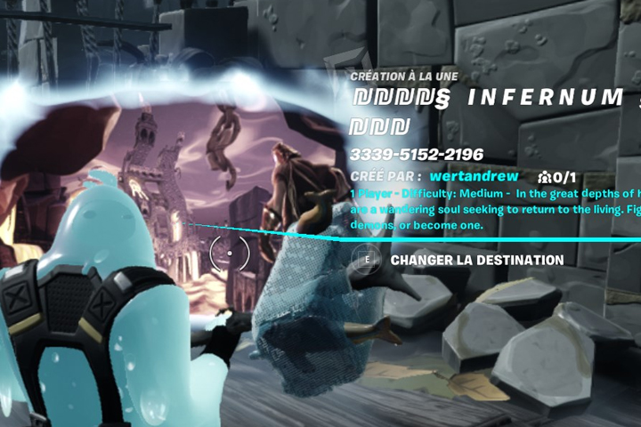 Fortnite : Terminer l'île du mode créatif Infernum, aide et astuce pour finir et ramasser la citrouille