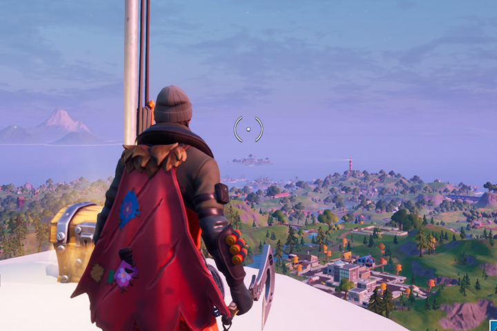 Fortnite : Atteindre le plus haut sommet en portant la tenue apogée, Mission et défi