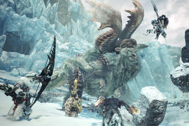 Les nouveaux monstres de MHW Iceborne
