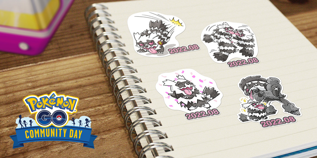 Ticket Rapport d'étude Zigzaton de Galar, quelles sont les récompenses du Community Day d'août 2022 sur Pokémon Go ?