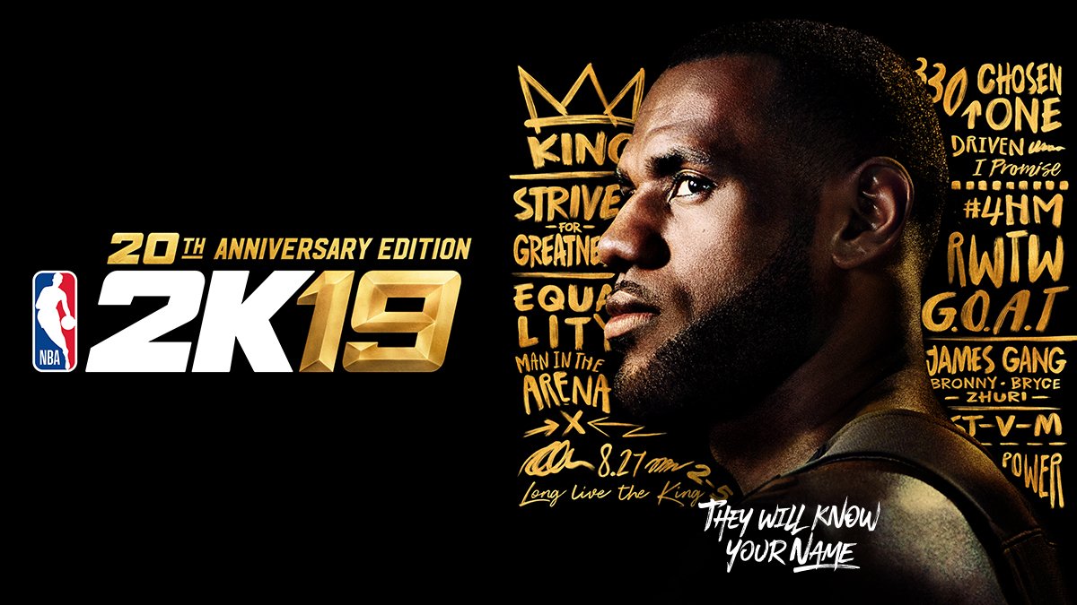 LeBron James choisi comme égérie de NBA 2K19