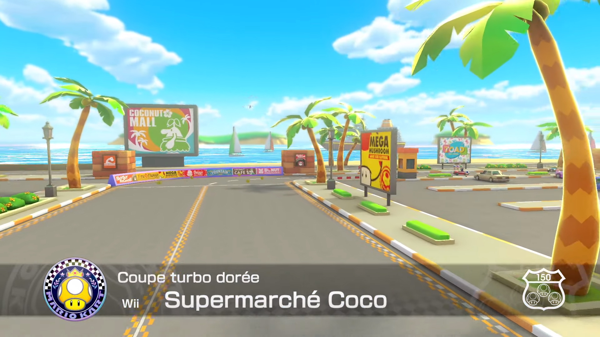 Les raccourcis du circuit Supermarché Coco sur Mario Kart 8 Deluxe