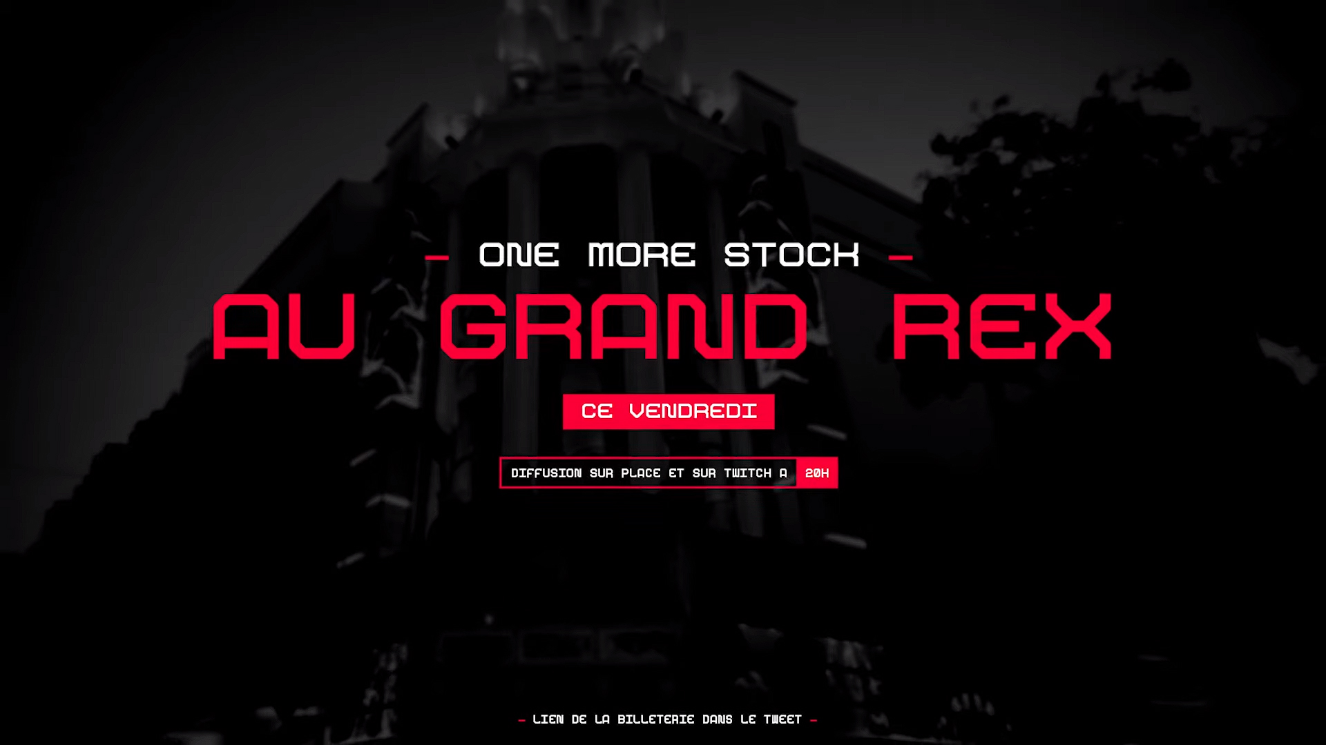 One More Stock Grand Rex, comment réserver sa place ?