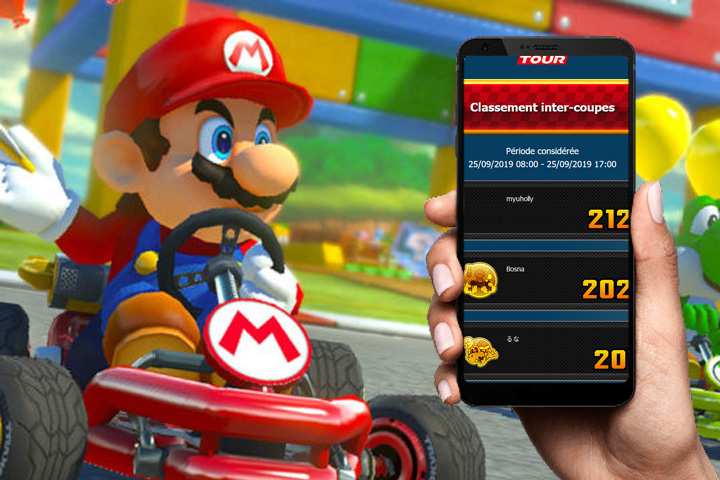 Les classements sur Mario Kart Tour