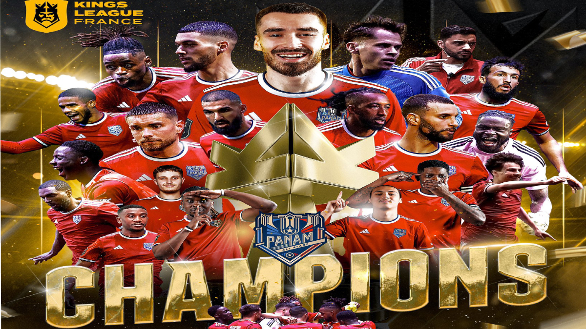 Le Panam All Starz, l'équipe du youtuber PFut, remporte la première édition de la King's League France !