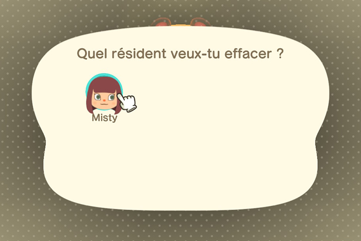 Animal Crossing New Horizons : Supprimer un profil joueur, guide et astuce