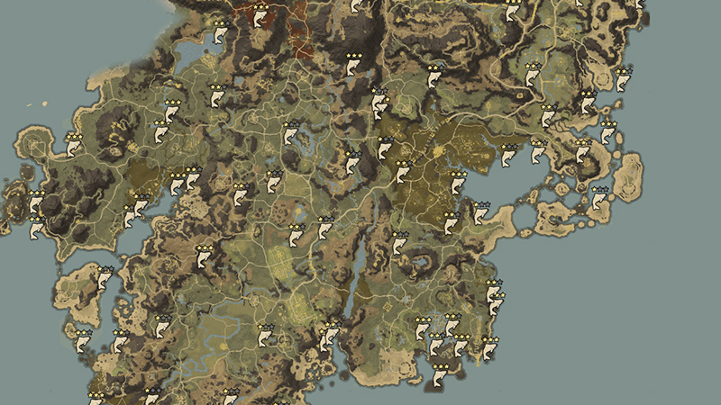 Filet de poisson dans New World, emplacement et où en trouver ?