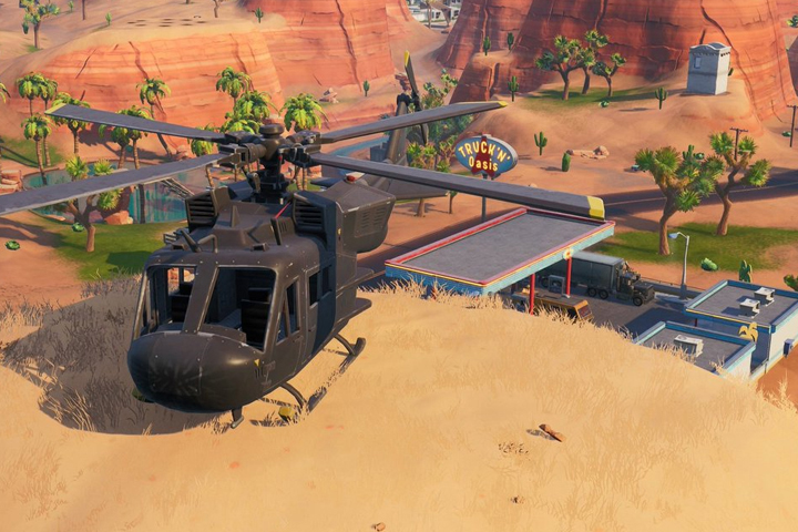 Hélicoptère dans Fortnite, où les trouver ?