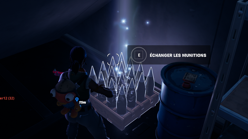 Défi : Echanger les munitions de l'IO contre des munitions factices