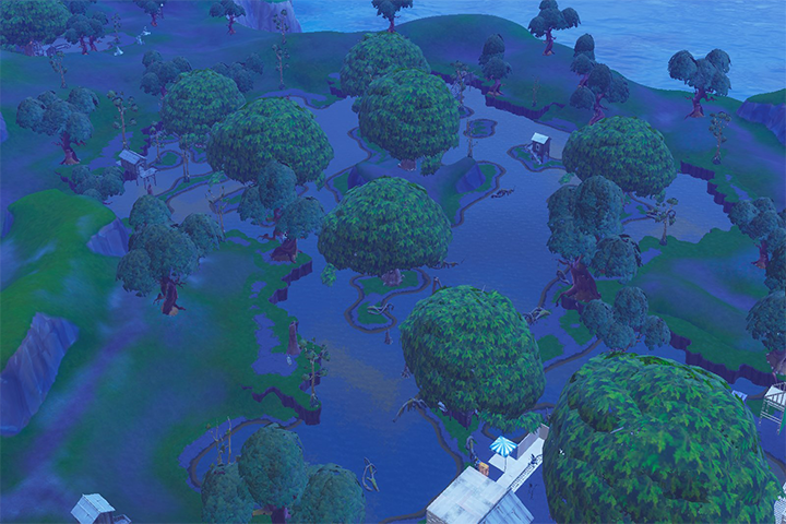 Fortnite : Portail dans Moisty Mire