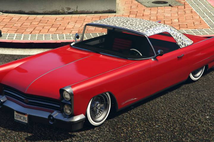 Vapid Peyote Custom sur GTA 5 Online, la voiture du podium du casino
