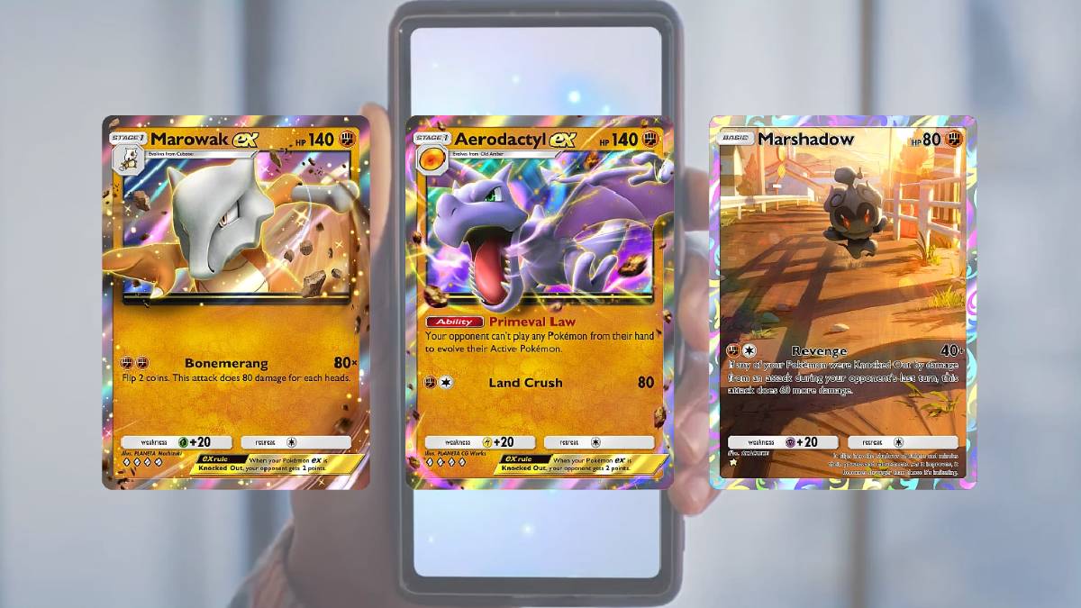 Meilleur deck Ptéra EX avec Marshadow sur Pokémon TCG Pocket