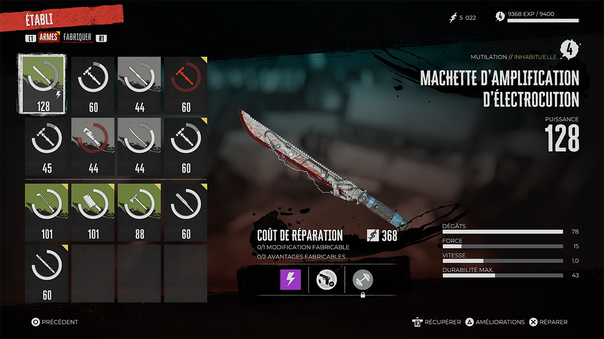 Comment réparer ses armes dans Dead Island 2 ?