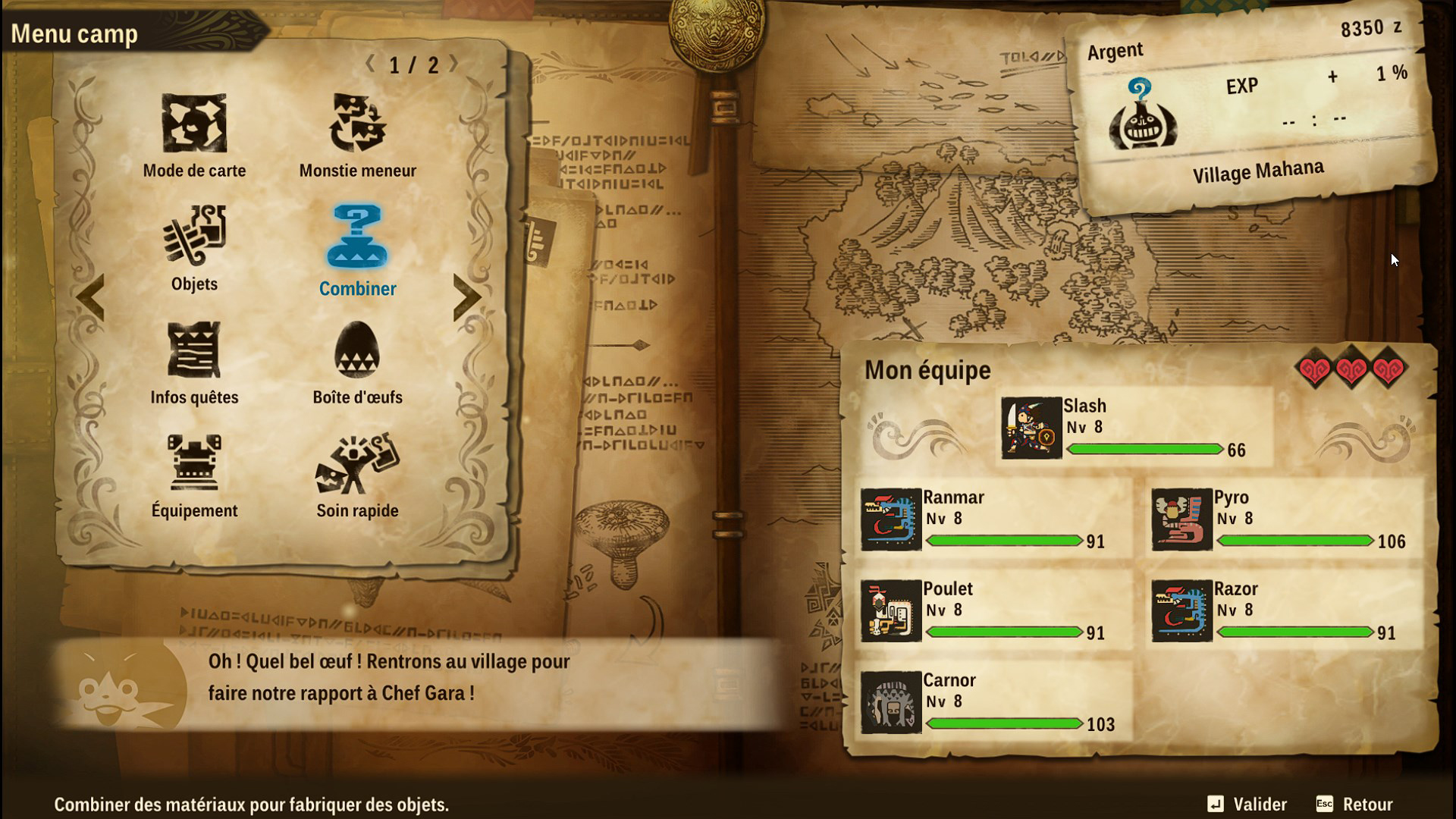 Comment fonctionne le craft ?