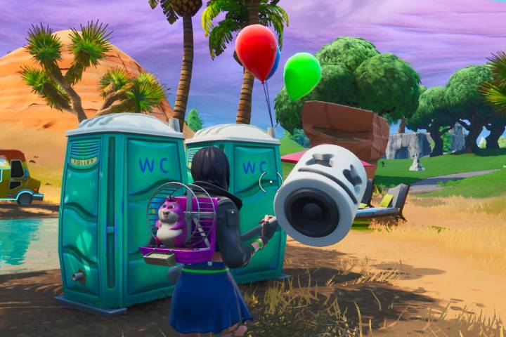 Fortnite : Éclater des ballons décoratifs, défi 14 jours de l'été