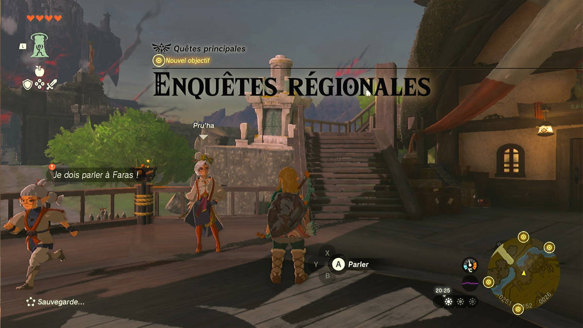 Ordre des donjons dans Zelda Tears of The Kingdom : comment terminer la quête Enquêtes Régionales ?