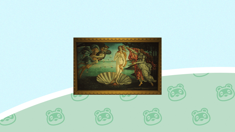 Toile émouvante Animal Crossing, vrai ou faux chez Rounard ?