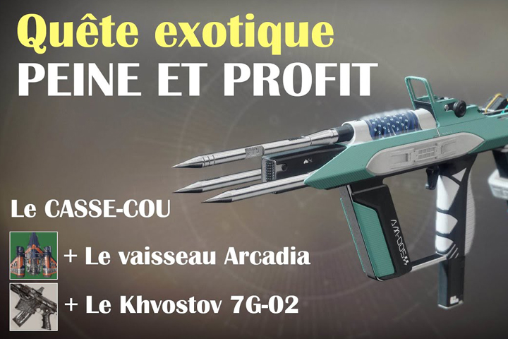 Destiny 2 : Peine et Profit, toutes les informations sur la quête exotique