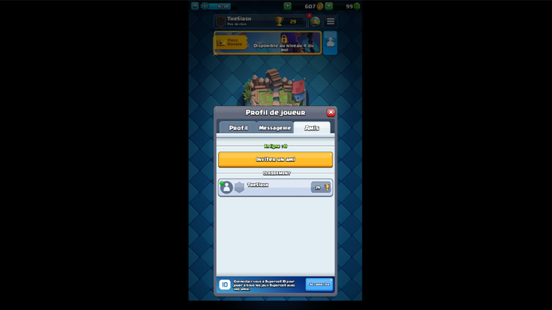 Où ajouter des amis dans Clash Royale ?