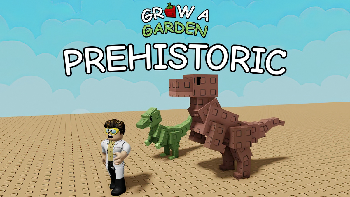 Des dinos dans Grow a Garden ! La mise à jour préhistorique débarque sur Roblox