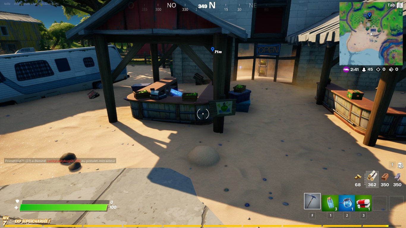 Où trouver le marché fermier du verger dans Fortnite ?