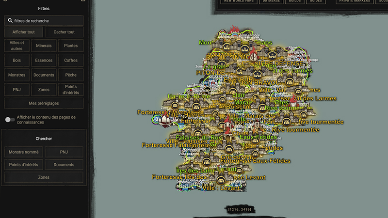 Source d'Azoth dans New World, emplacement des gisements et où en trouver ?