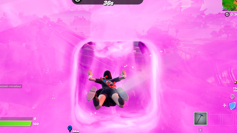 Défi : Voyager 100 m dans un sillage aérien extraterrestre