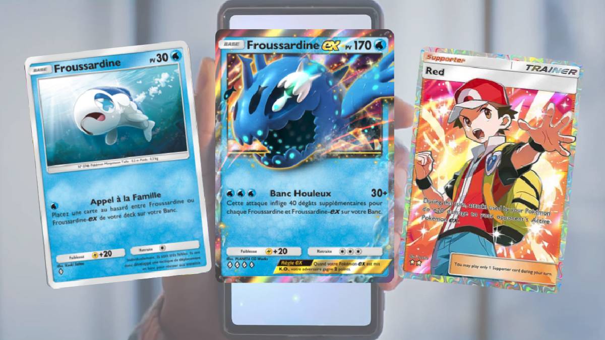 Deck Froussardine EX sur Pokémon JCC Pocket : liste de toutes les cartes