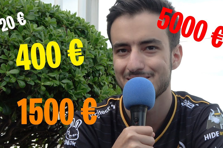 Combien les pros ont dépensé sur Fortnite